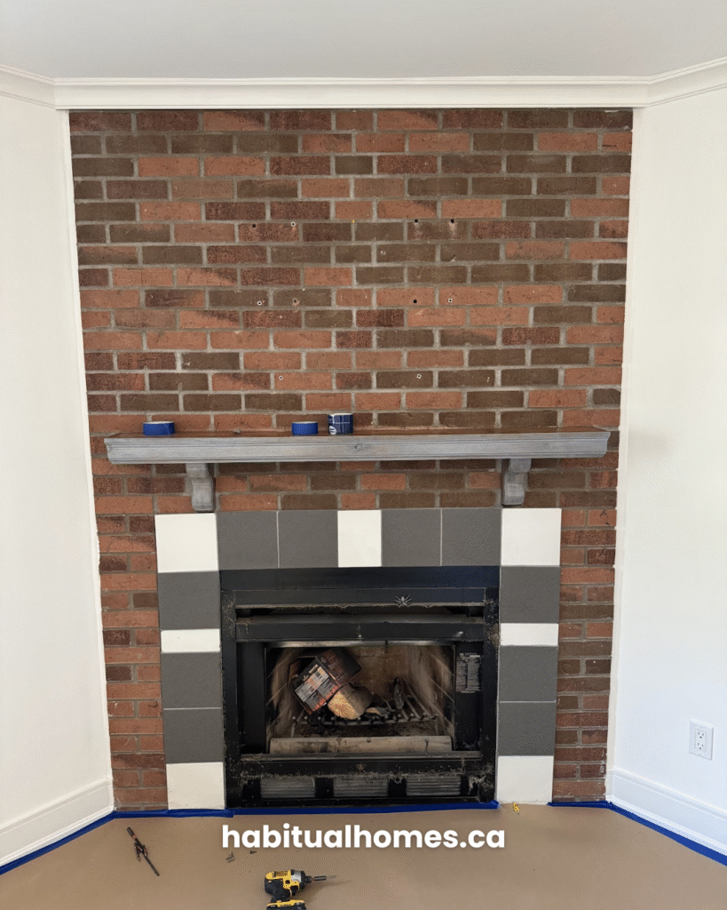 fireplace makeover ajax 1