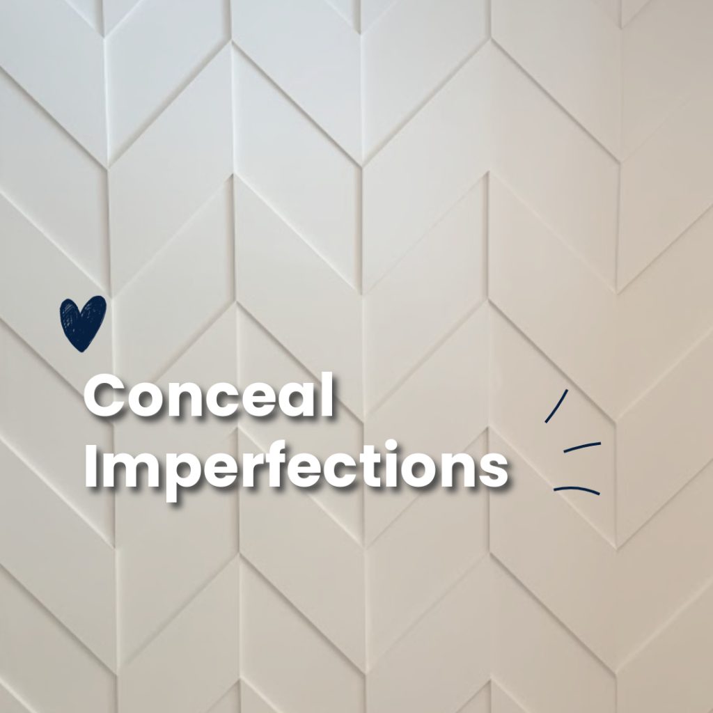10 reasons wall paneil- conceal imperfections