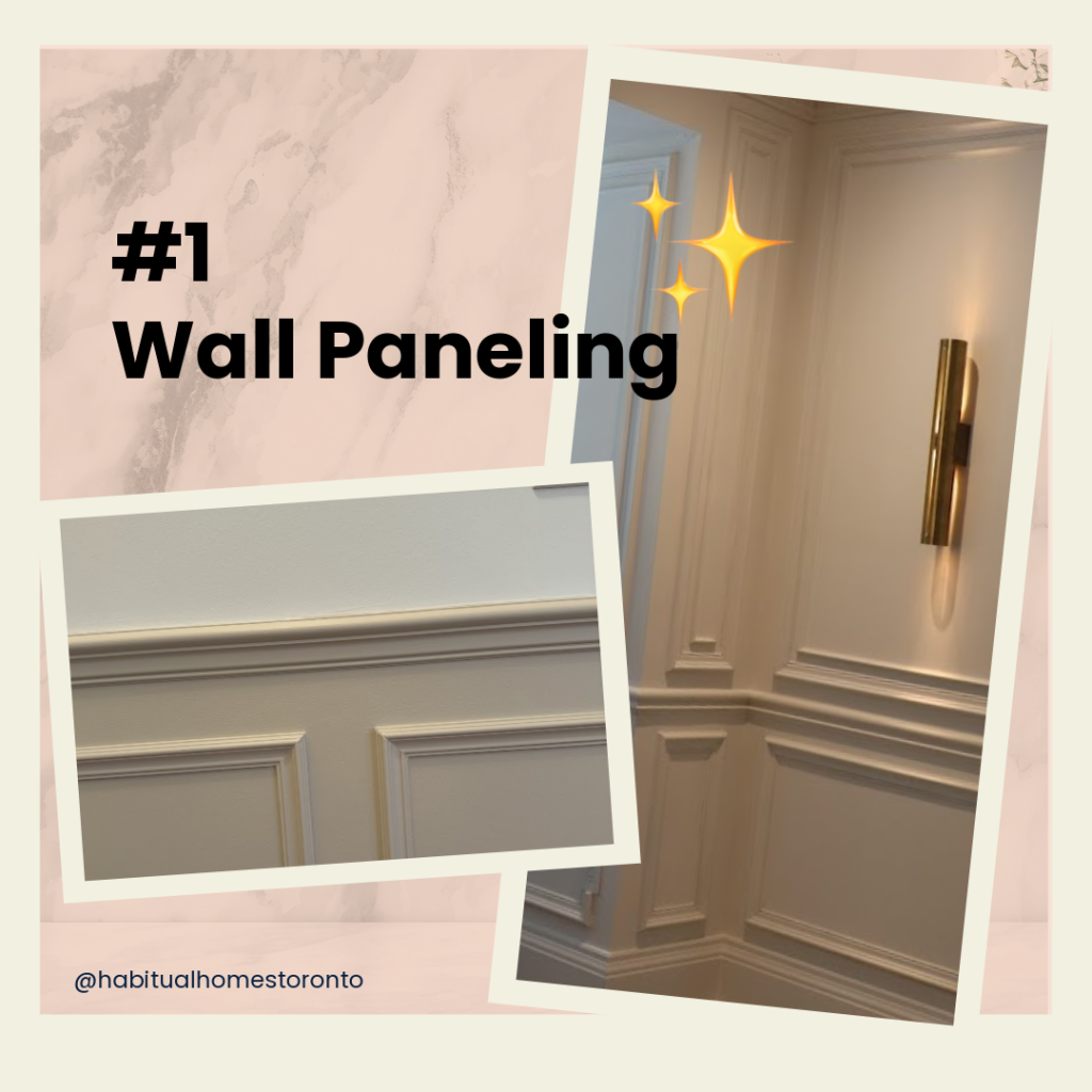 #1 Wall Paneling ✨