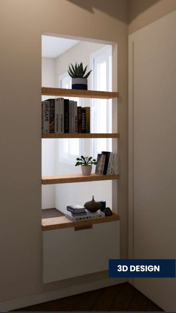 3D Design shoe cabinet