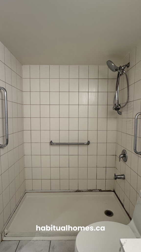 shower before