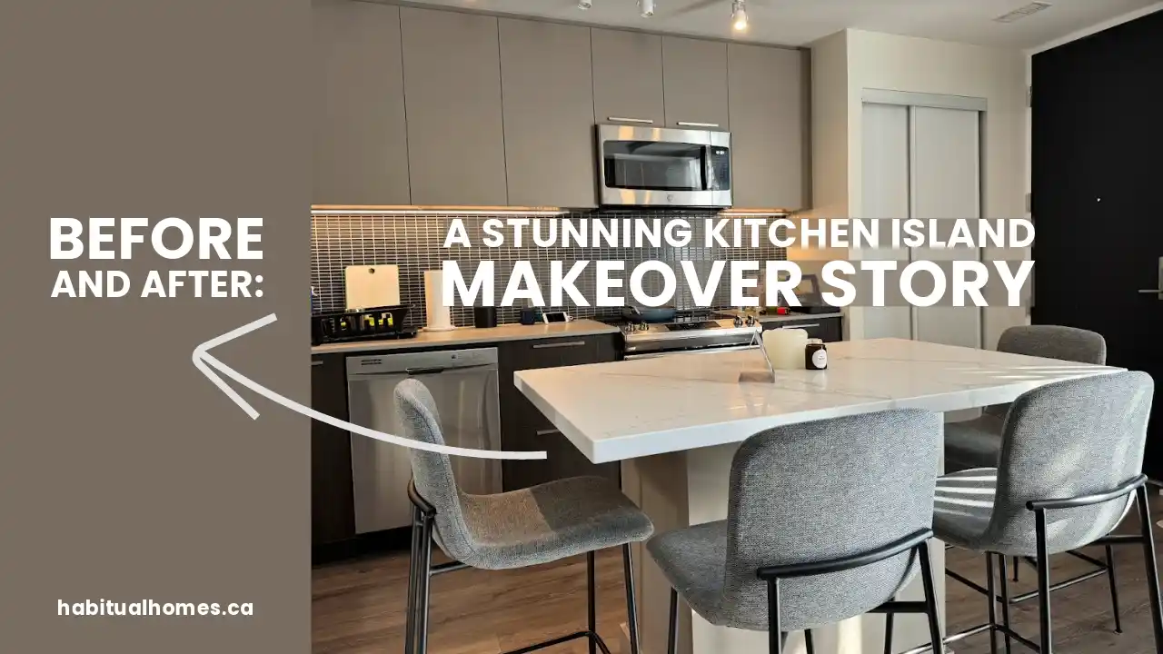 Before and After A Stunning Kitchen Island Makeover Story