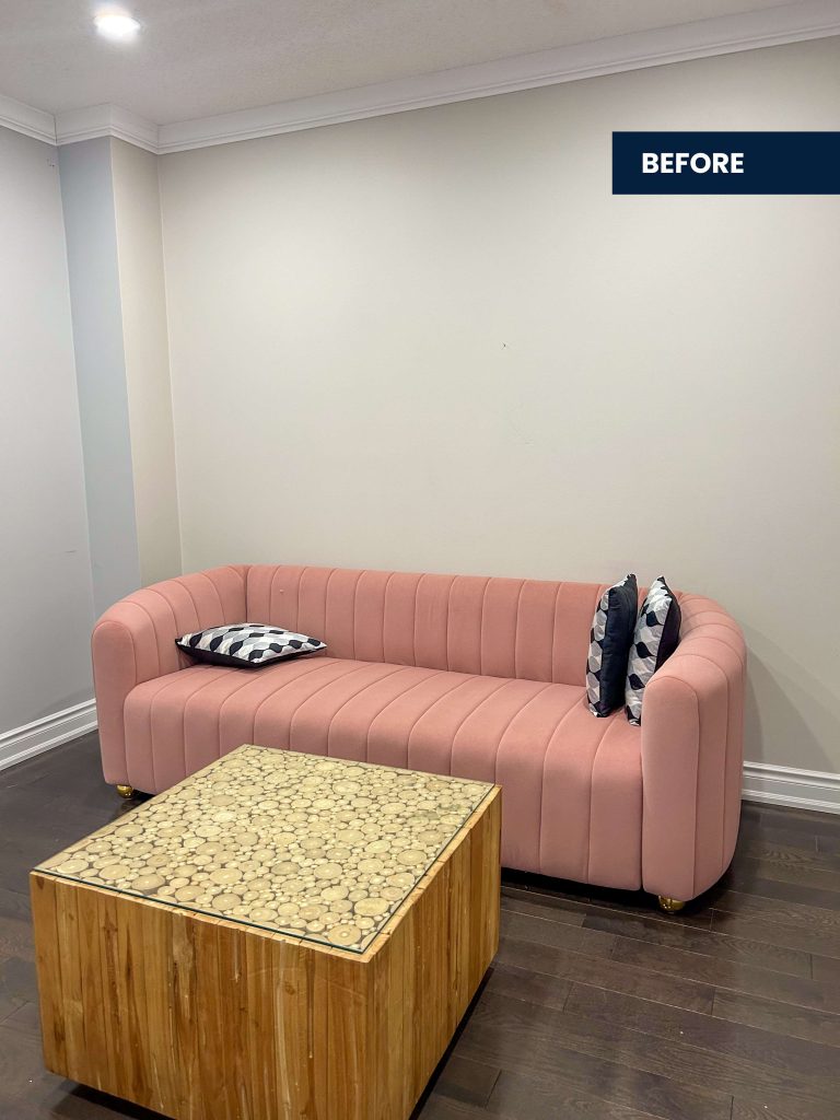 Before living room makeover