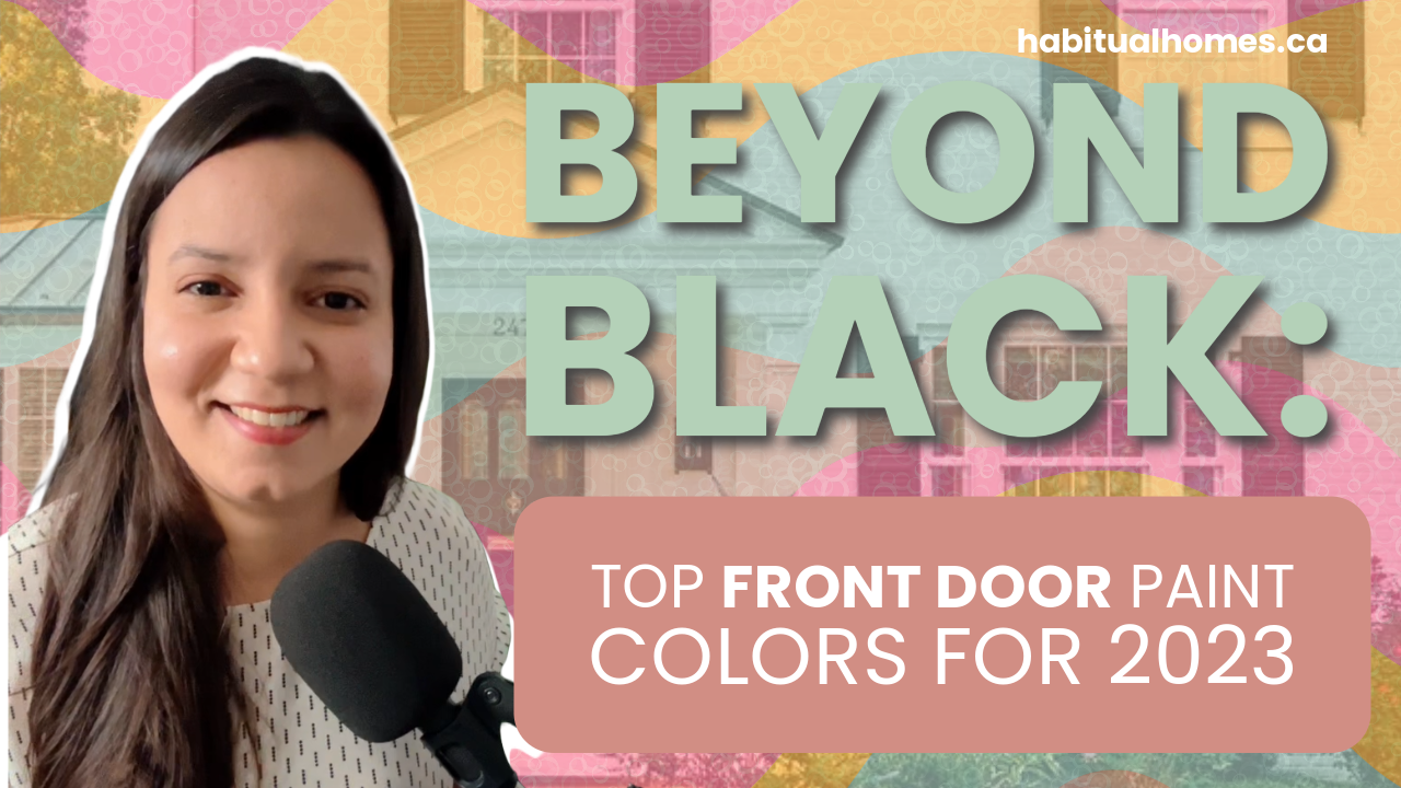 Beyond Black Top Front Door Paint Colors for 2023