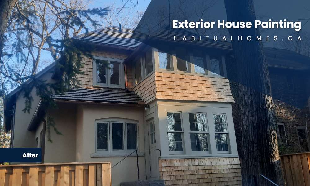 Exterior House Painting Toronto - After