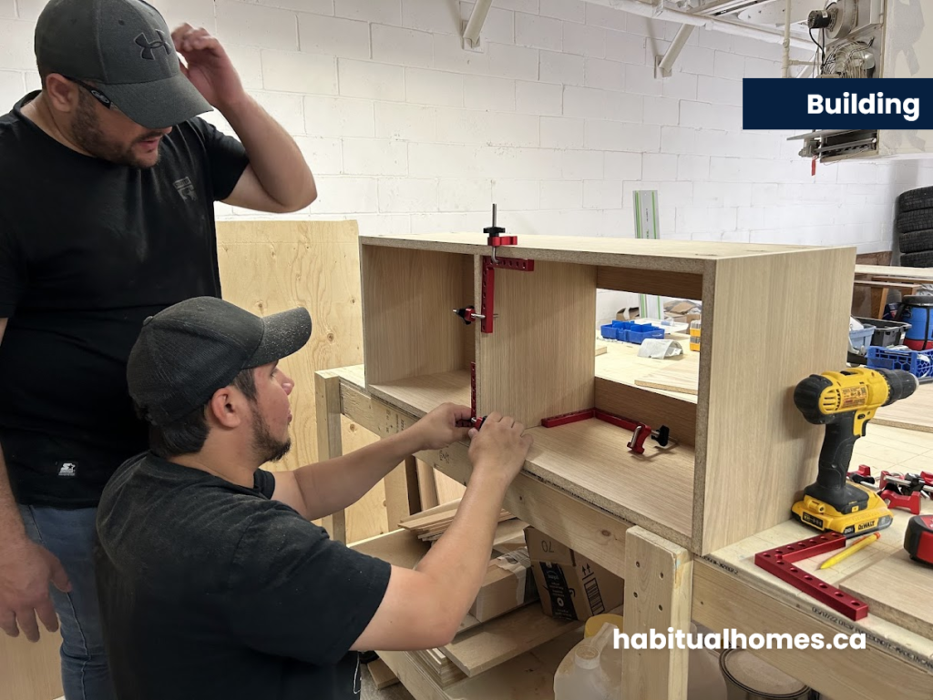 assembling-tv-wall-cabinetry