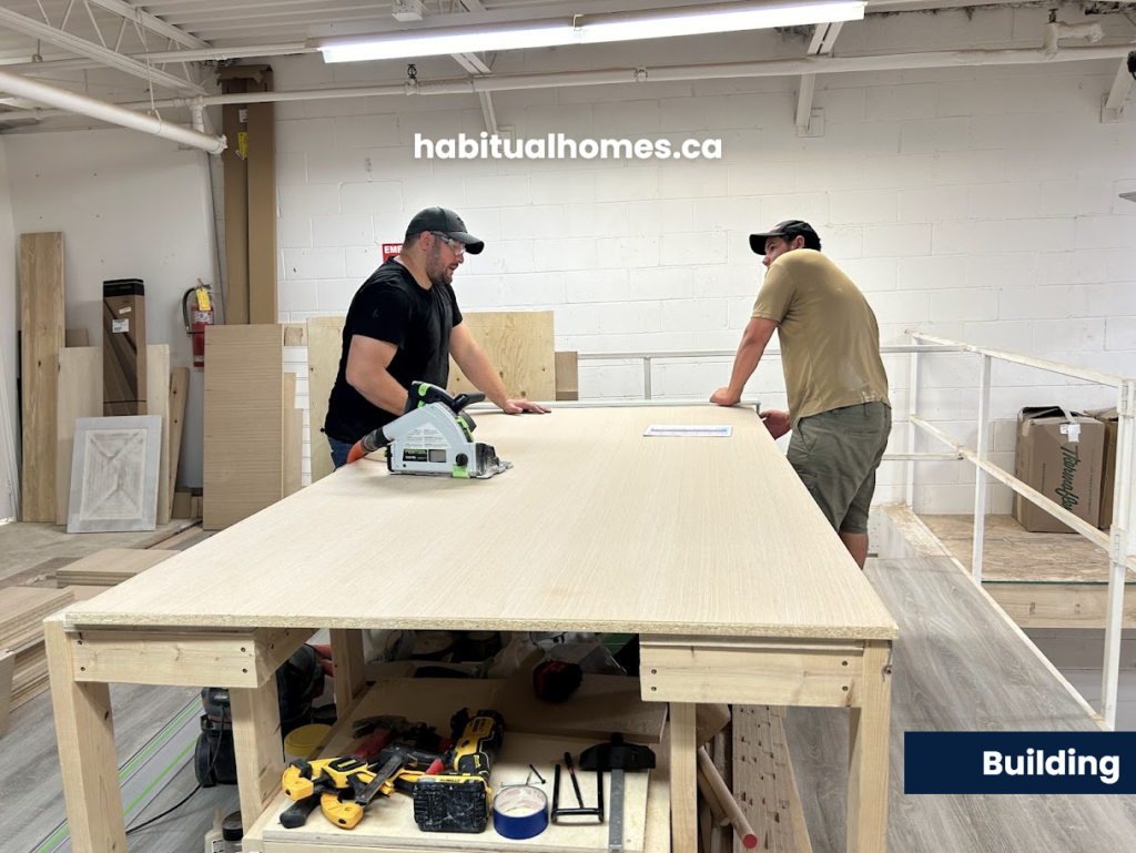cutting-white-oak-for-tv-wall
