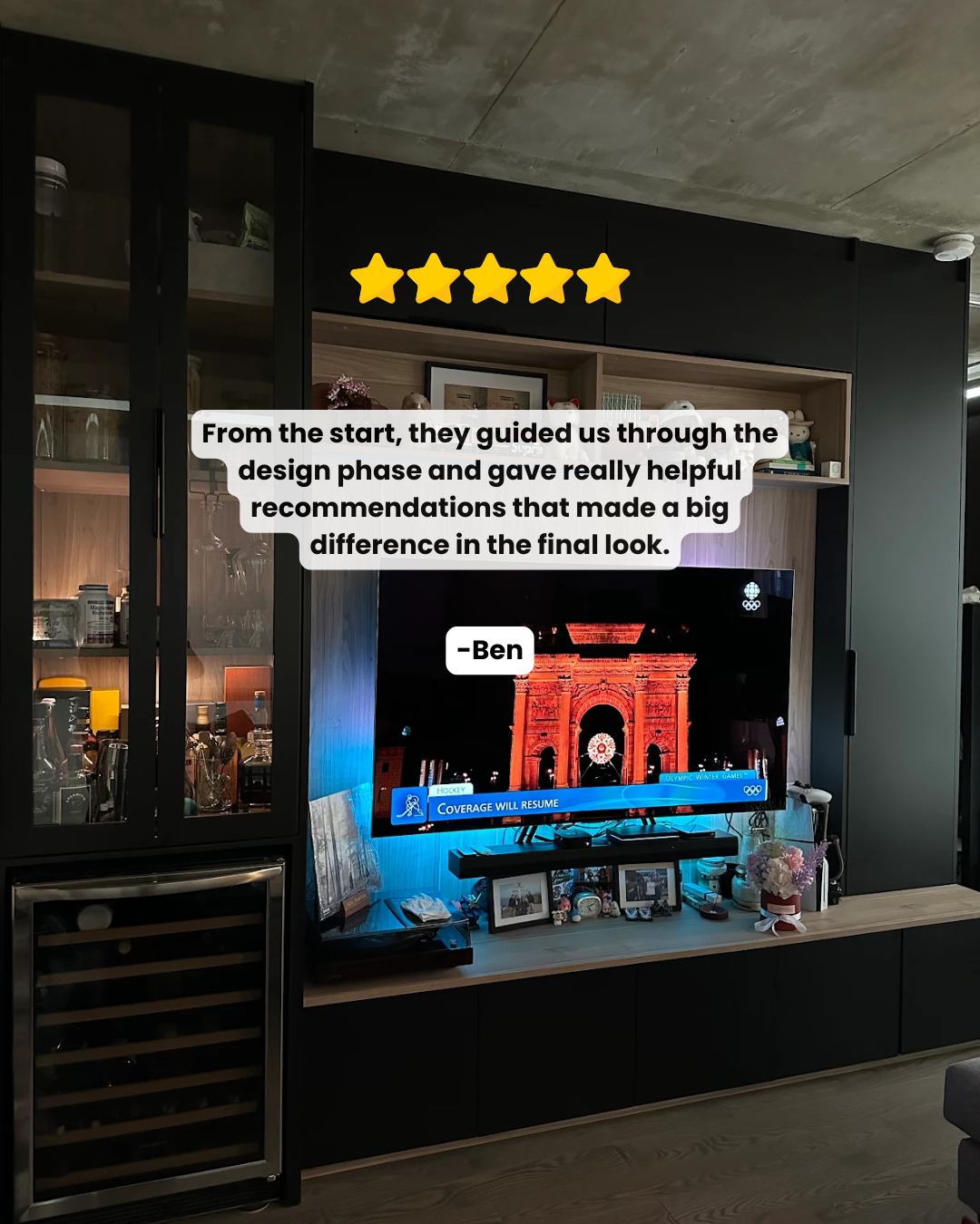 From Design to Installation A Custom Media Unit Project in Toronto