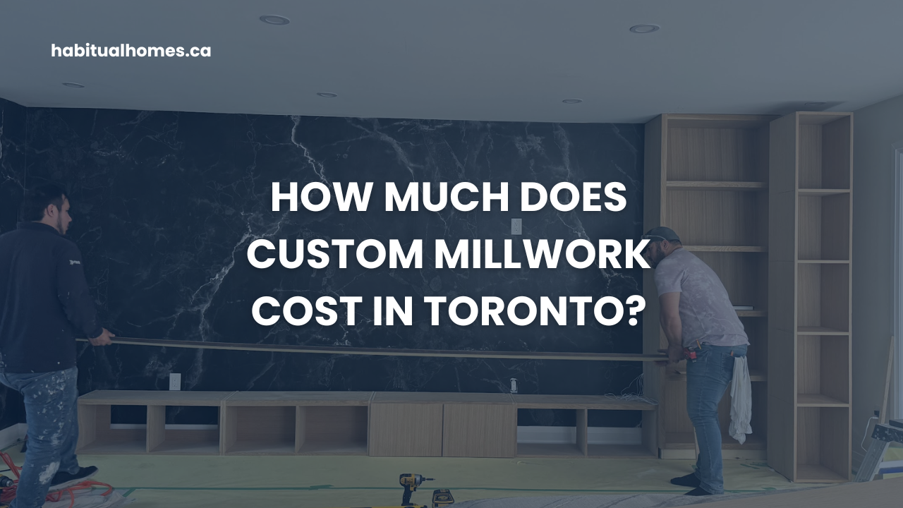 How much does custom millwork cost Toronto
