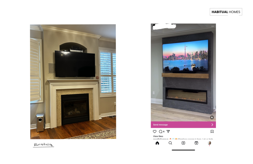 inspiration sent by client