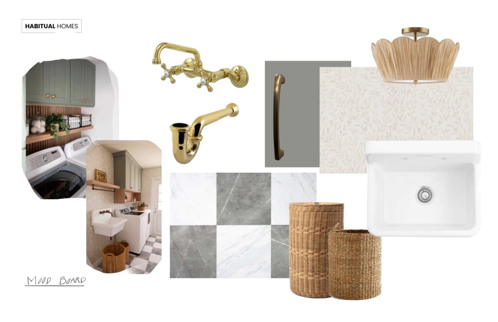 Laundry Renovation - Mood bord