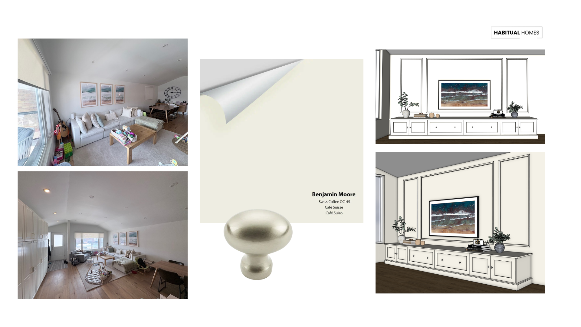 Living Room Design Process in North York, Toronto