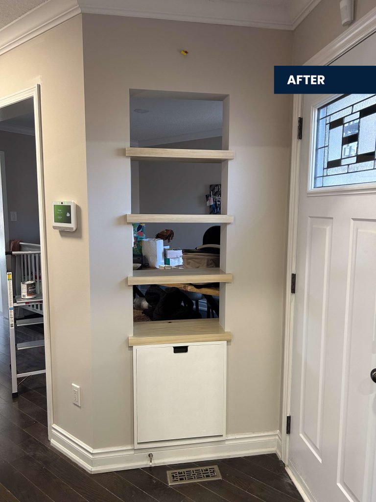 New entrance hidden shoe cabinet