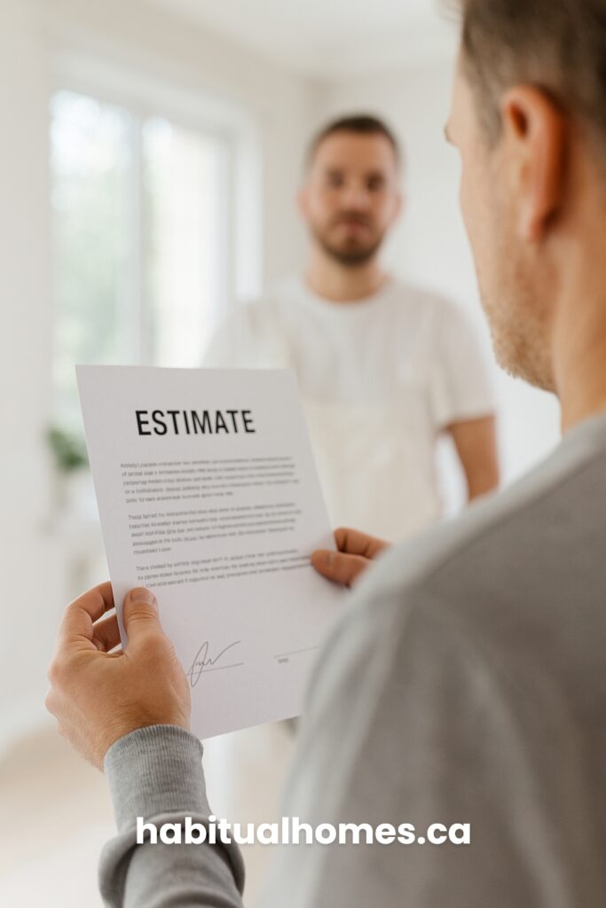 Not Receiving a Written Estimate