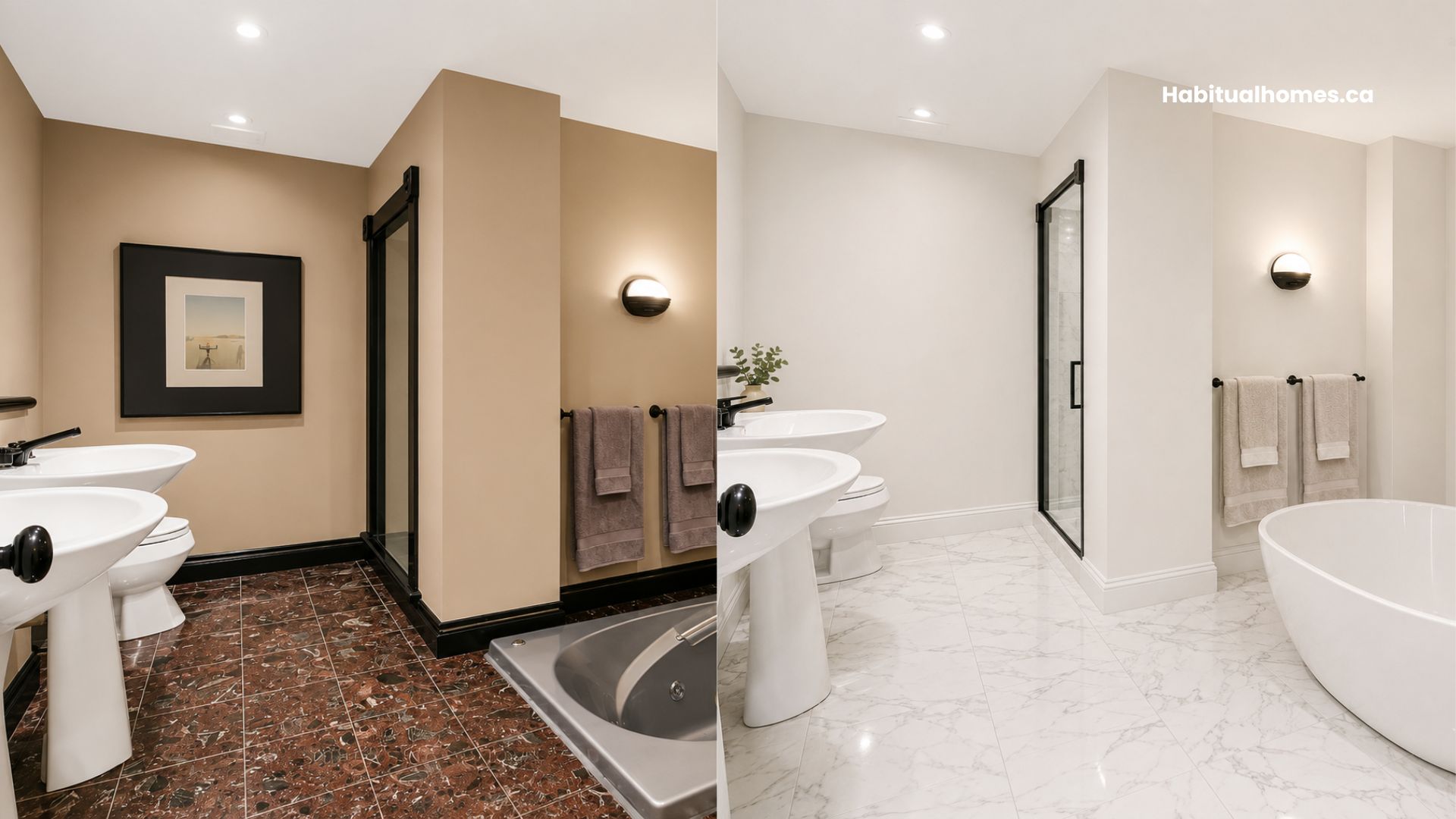 Outdated Bathroom After Buying a House Start Here