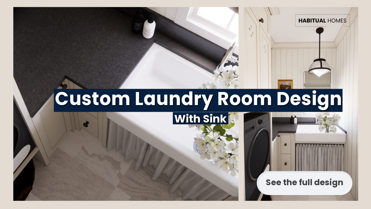 Custom Cabinetry for Laundry Room - Toronto