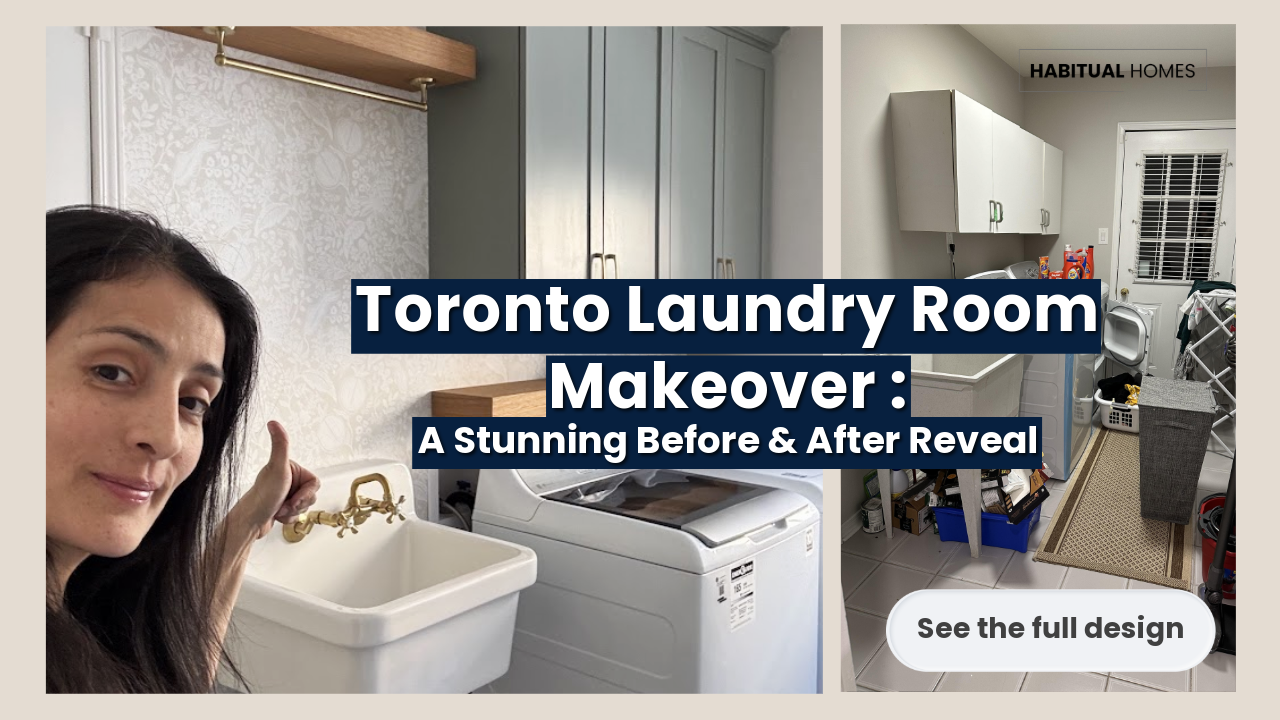 Toronto Laundry Room Makeover