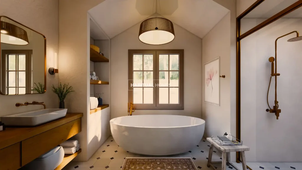 bathroom makeovers before and after - bathtub
