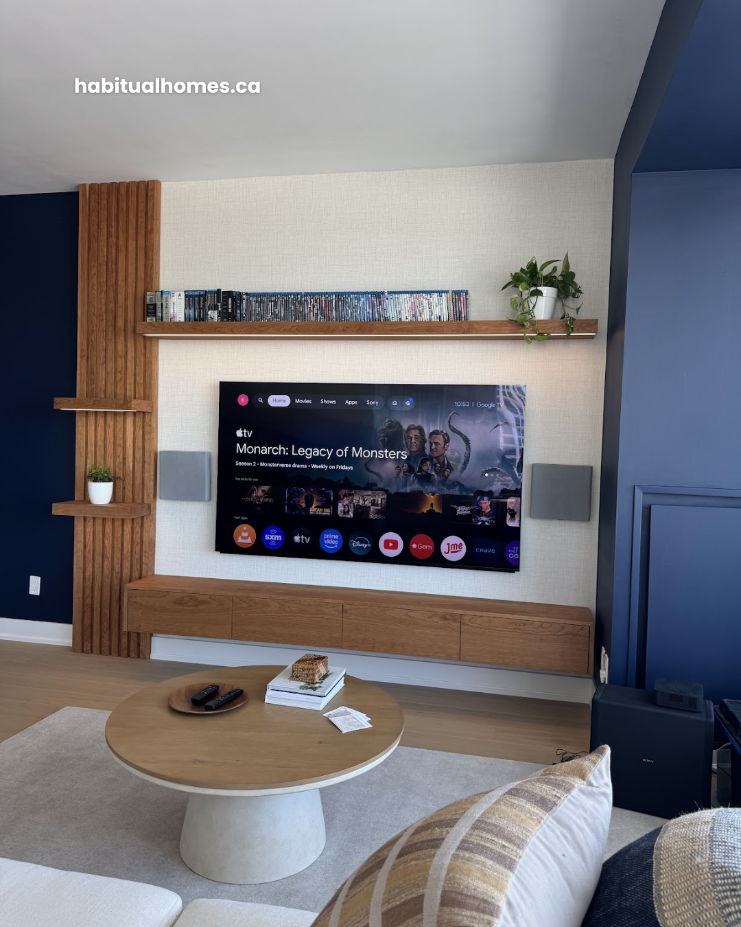 Custom Media Wall Design & Build — Downtown Toronto Condo