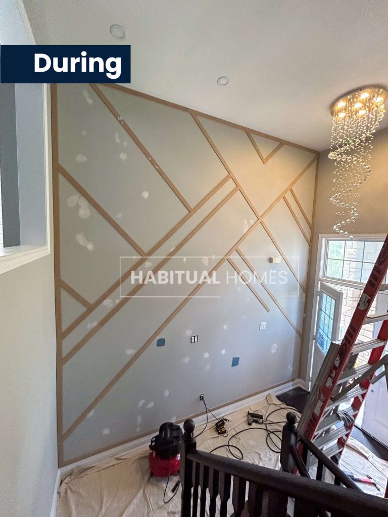 during-accent-wall-Markham-Toronto-