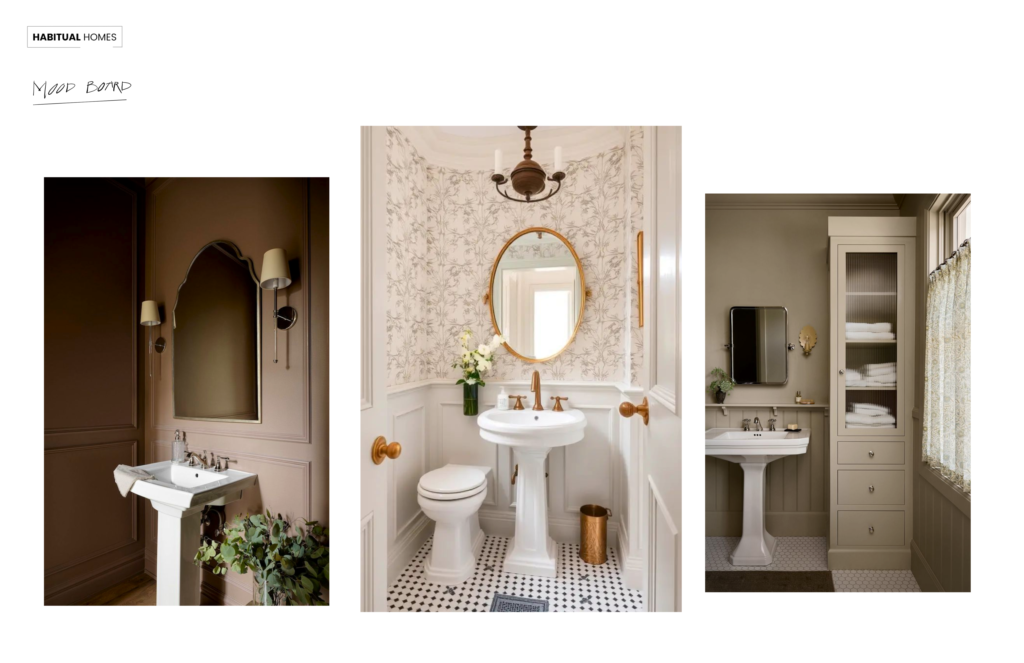 pedestal sink ideas for a powder room