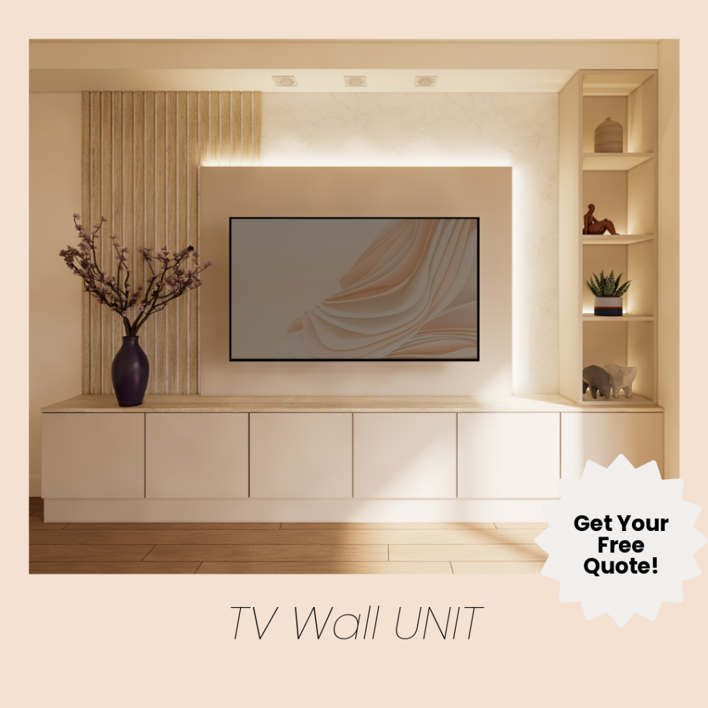 tv wall unit - design